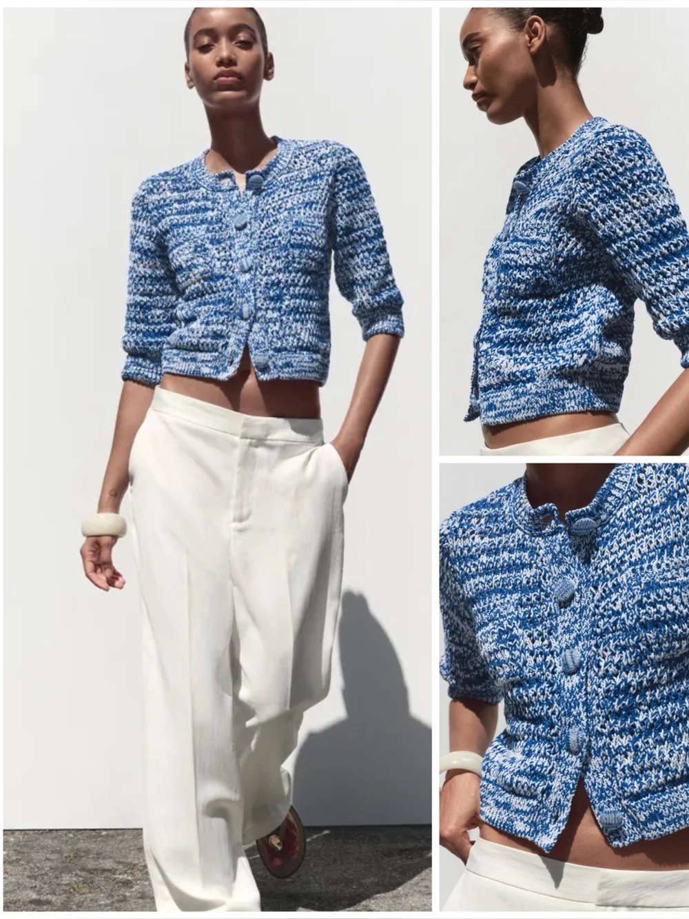 ZARA ~ Cardigan with 3/4 sleeves